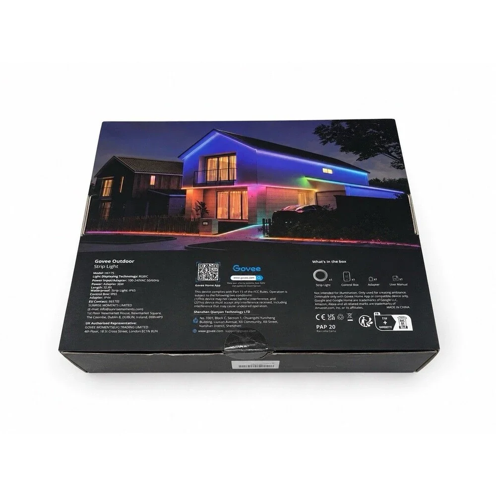 Govee Outdoor LED Smart Strip Lights 32.8ft Work w Alexa Google Home